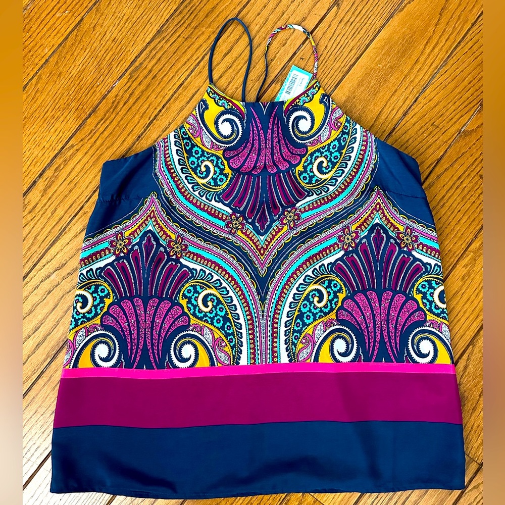 Renee C Racerback blouse